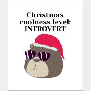 Introvert Christmas Coolness Posters and Art